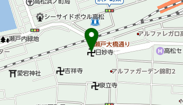 日妙寺の地図画像