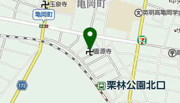 霊源寺の地図画像