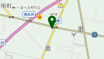 松本ふとん店の地図画像