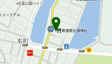 東浜恵美須神社の地図画像
