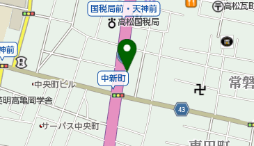 太平ビルサービス株式会社高松支店の地図画像