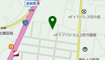 川西接骨院の地図画像