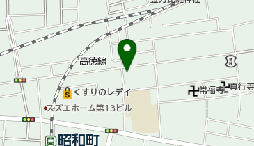 都通り鍼灸整骨院の地図画像