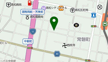 かなや魚店の地図画像