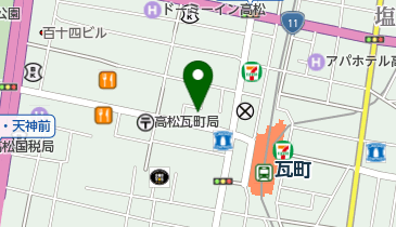 パープルスペース高松店の地図画像
