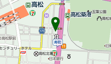 朝日航洋株式会社高松支店の地図画像