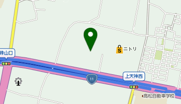 ブロス高松の地図画像