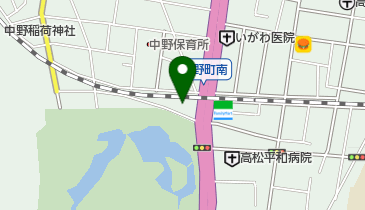 モータープール栗林の地図画像