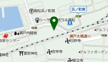 JR四国 高松保線区」(高松市-社会関連-〒760-0011)の地図