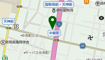 扶桑電通株式会社四国支店の地図画像