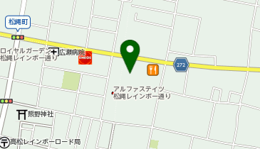 ホームランドーム高松店の地図画像