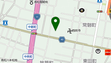 日焼けサロンビームゾーンの地図画像