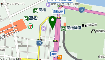 星光ビルサービス株式会社高松営業所の地図画像