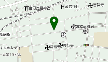 エール美容室の地図画像