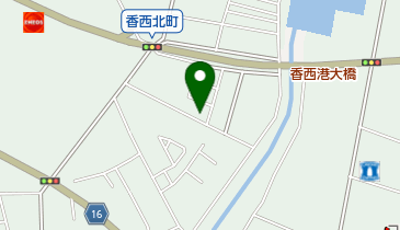 田井美容室の地図画像