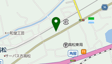 美容室さかもと サンサーラ屋島店の地図画像
