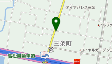 プランタン美容室の地図画像