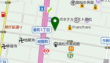有限会社安堵表具店の地図画像