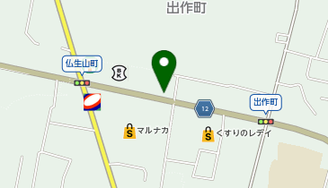 ほかほか弁当仏生山店の地図画像