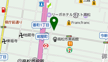 ニューコウチビル株式会社高松営業所の地図画像