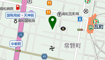 FM高松コミュニティ放送株式会社の地図画像