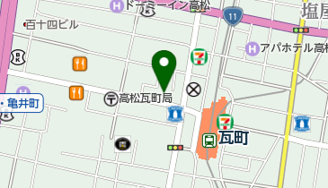 株式会社日本ウォーターシステム四国の地図画像