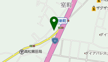 アリオカ理容店の地図画像