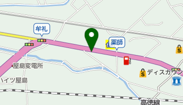 髪工房ハツセの地図画像