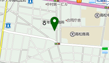 かわにし理容の地図画像