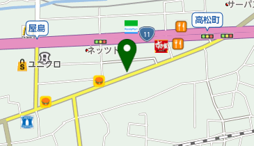 クマノ理容の地図画像