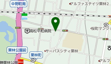 ハマノ栗林の地図画像