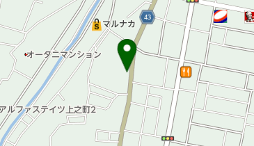 ヘアースタジオ・リバーの地図画像