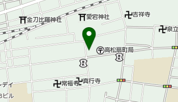 間島理容所の地図画像