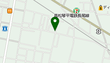 まつい理容の地図画像