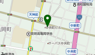 山下理容所の地図画像