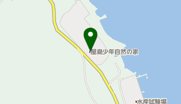 香川県庁 教育委員会出先 屋島少年自然の家の地図画像