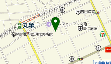 カーテンハウス窓の地図画像
