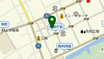 岡田衣料店の地図画像