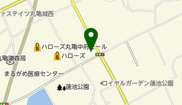 一鶴 中府店の地図画像