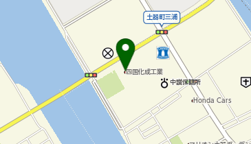 四国化成ホールディングス株式会社の地図画像