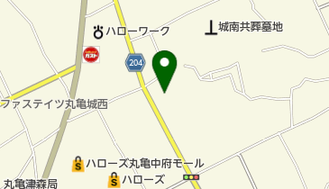 丸亀市 城西コミュニティセンターの地図画像