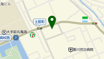 日本バプテスト連盟丸亀城東町キリスト教会の地図画像