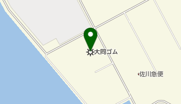 大同ゴム株式会社 昭和町工場の地図画像