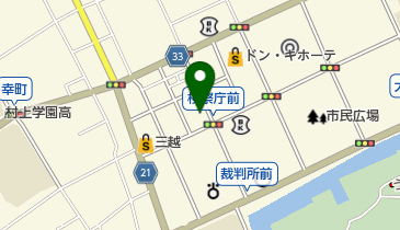 たかまつフトン店の地図画像