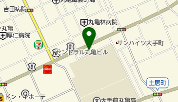 マニュライフ生命保険株式会社丸亀セールスオフィスの地図画像