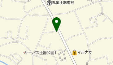 有限会社アインス土器薬局の地図画像
