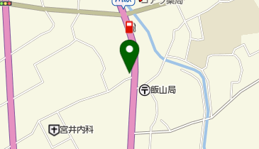 床屋の平尾の地図画像