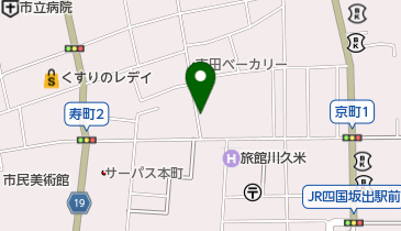 大西時計店の地図画像