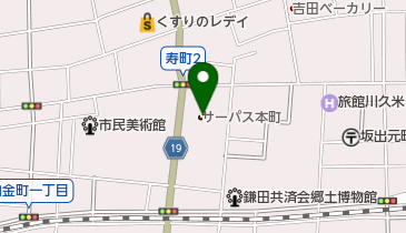 サーパス本町管理事務室の地図画像