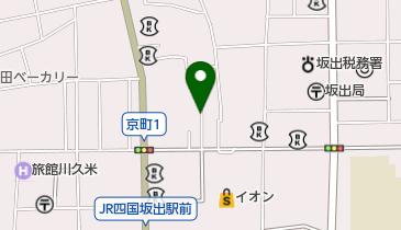 あさの美容室の地図画像